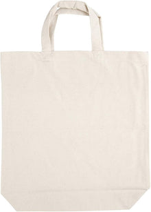  Heavy Canvas Short Handled Tote Bag