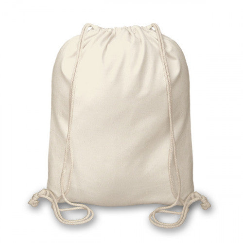 Cotton Drawstring Backpack