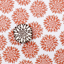  Indian Wooden Printing Block - Dahlia 'Cornwall Island'