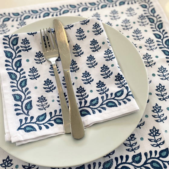 Indian Napkins Block Printing Kit