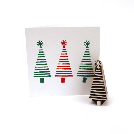 Small Stripey Christmas Tree