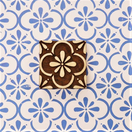 Moroccan Pattern & Flower Tile 2 - Slight Seconds