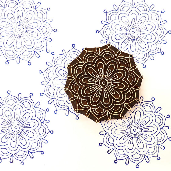 Large Indian Outline Mandala - Last chance