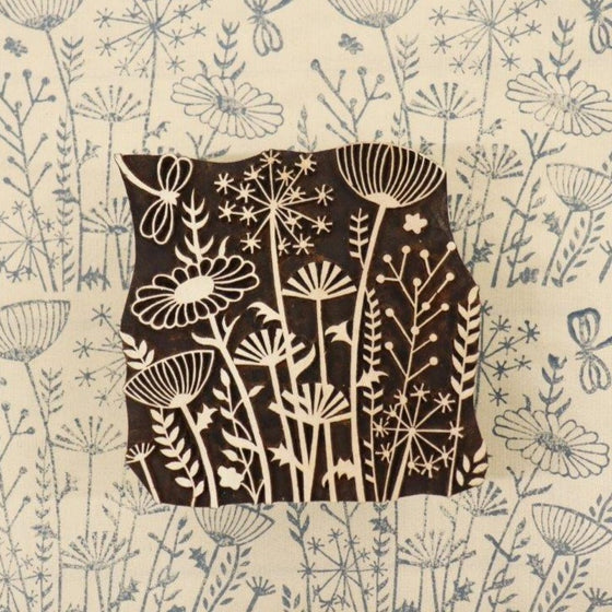 Traditional Printing Block - Meadow