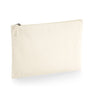 Cotton Canvas Flat Accessory Pouches